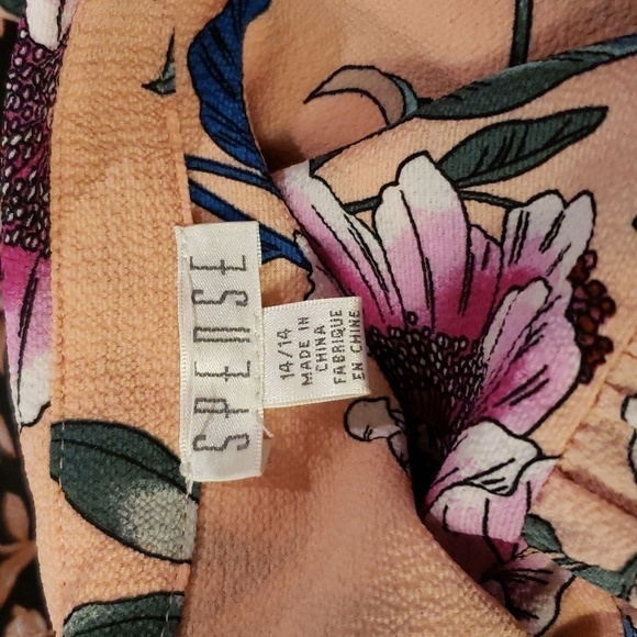 Spense 14/16 dress 2 different floral prints GORGEOUS! - Picture 5 of 6